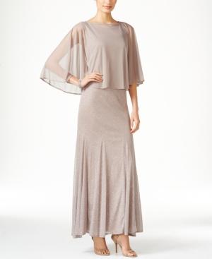 Alex Evenings Petite Cape Gown