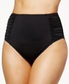 Bar Iii Solid High-waist Bikini Bottom, Only At Macy's Women's Swimsuit