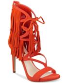 Guess Women's Abria Fringe Embellished Sandals Women's Shoes