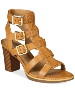 White Mountain Gemmy Block-heel Dress Sandals Women's Shoes