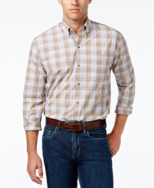 Cutter & Buck Men's Starboard Classic-fit Plaid Poplin Shirt