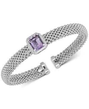 Amethyst Cuff Bangle Bracelet (2-3/8 Ct. T.w.) In Sterling Silver