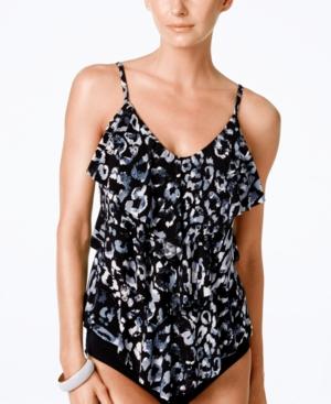 Magicsuit Rita Tummy-control Printed Tankini Top Women's Swimsuit