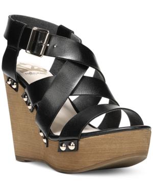 Fergalicious Libby Platform Wedge Sandals Women's Shoes