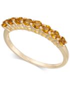 Citrine Ring (5/8 Ct. T.w.) In 14k Gold