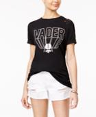 Freeze 24-7 Juniors' Cotton Star Wars Vader Ripped Graphic T-shirt