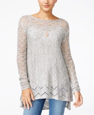 Jessica Simpson Darlanne Mixed-knit Illusion Sweater