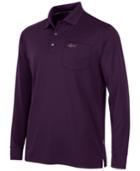 Greg Norman For Tasso Elba Men's 5 Iron Long-sleeve Performance Polo