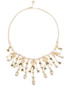 Carolee Gold-tone Imitation Pearl Statement Necklace