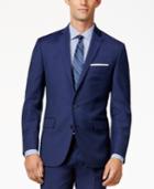 Ryan Seacrest Distinction Blue Solid Slim-fit Jacket, Only At Macy's