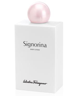 Salvatore Ferragamo Signorina Body Lotion, 6.8 Oz