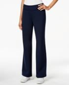 Style & Co. Flare-leg Knit Pants, Only At Macy's