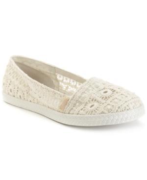 Sugar Lush Crochet Slide On Flats Women's Shoes