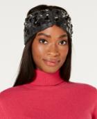 Dkny Embellished Knit Headband, Created For Macy's
