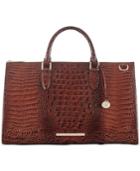 Brahmin Anywhere Embossed Leather Weekender