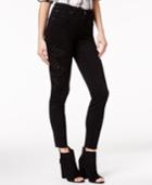 Sts Blue Piper Applique Raw-hem Skinny Jeans