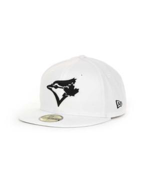 New Era Toronto Blue Jays Mlb White And Black 59fifty Cap