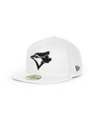 New Era Toronto Blue Jays Mlb White And Black 59fifty Cap