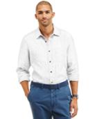 Nautica Men's Solid Linen Shirt