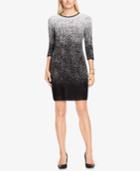 Vince Camuto Jacquard Ombre Sweater Dress