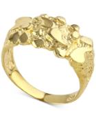 Nugget Statement Ring In 10k Gold