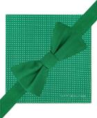 Tommy Hilfiger Solid Pre-tied Bow Tie And Dot Print Pocket Square Set