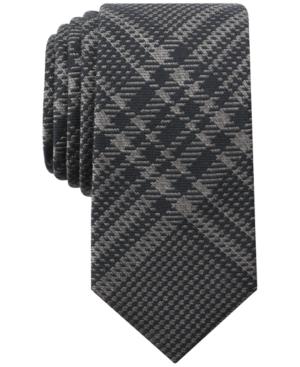 Bar Iii Men's Forest Glen Plaid Skinny Tie, Created For Macy's