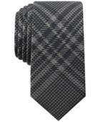 Bar Iii Men's Forest Glen Plaid Skinny Tie, Created For Macy's