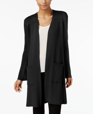 Love Scarlett Button-detail Duster Cardigan