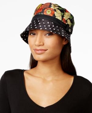 Totes Mixed Print Bucket Rain Hat