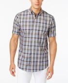 Club Room Men's Plaid Shirt With Pocket, Only At Macy's