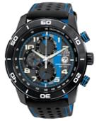 Citizen Watch, Men's Chronograph Eco-drive Black Polyurethane-coated Leather Strap 45mm Ca0467-03e
