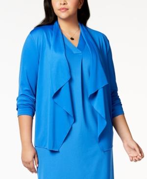 Kasper Plus Size Draped Blazer