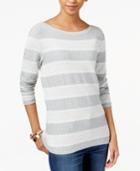 Tommy Hilfiger Striped Lace Sweater