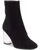 Jessica Simpson Merta Lucite Cylinder-heel Booties Women's Shoes