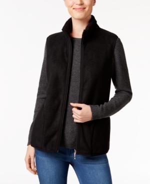 Karen Scott Petite Reversible Vest, Only At Macy's