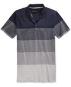 Astronomy Men's Louie Ombre Stripe Polo