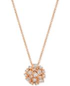 Le Vian Baguette Frenzy Diamond Cluster Pendant Necklace (3/8 Ct. T.w.) In 14k Rose Gold