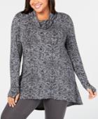 Cuddl Duds Plus Size Softwear Cowl-neck Tunic