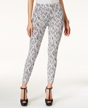 Thalia Sodi Chevron-print Pull-on Leggings, Only At Macy's