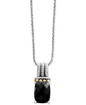 Balissima By Effy Onyx Pendant Necklace In Sterling Silver And 18k Gold
