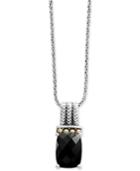 Balissima By Effy Onyx Pendant Necklace In Sterling Silver And 18k Gold