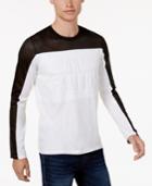 Guess Men's World Famous Mesh Long-sleeve T-shirt