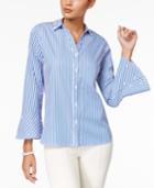 Ny Collection Striped Embellished Blouse