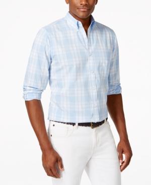 Club Room Richfield Plaid Long-sleeve Shirt, Only At Macy's