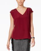 Thali Sodi Lace-trim Top, Only At Macy's
