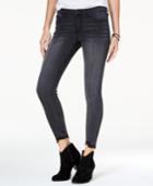 Celebrity Pink Juniors' Raw-hem Skinny Ankle Jeans