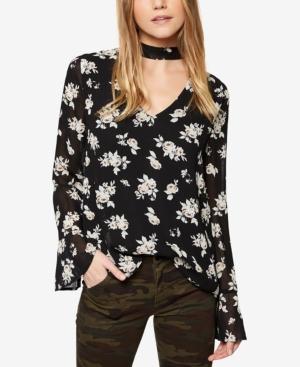 Sanctuary Bell-sleeve Choker Top