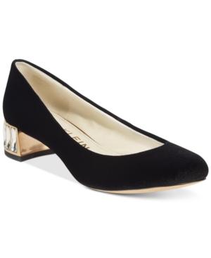 Anne Klein Haedyn Embellished Block-heel Pumps