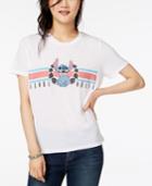 Mighty Fine Juniors' Aloha Ohana Stitch Graphic T-shirt